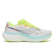 Saucony Women's Ride 19  Running Shoe White/Splash - S11055-131