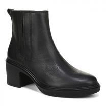 Vionic Women's Savannah Ankle Boot Black Tumbled Leather - J5391L1001