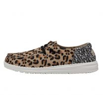 HEY DUDE Shoes Women's Wendy Funk Cheetah Collage Light Brown - 121939602