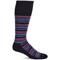 Sockwell Women's Full Array Moderate Graduated Compression Socks Wide Calf Fit Black - SW179W-900