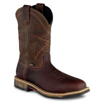 Red Wing Irish Setter Men's 11" Marshall Steel Toe Waterproof Pull On Work Boot Brown - 83930