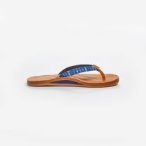 Hari Mari Women's Shibori Arch Support Flip Flops Indigo  - 2650-308