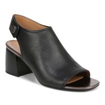 Vionic Women's Valencia Sandal Black Leather  - I8684L1001
