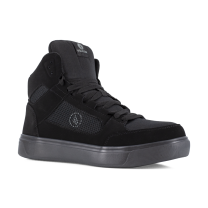 VOLCOM WORKWEAR Men's Evolve Skate Inspired Composite Toe EH High Top Work Shoe Triple Black - VM30244
