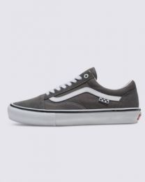 VANS Unisex Skate Old Skool Shoe Pewter/White - VN0A5FCB1N6