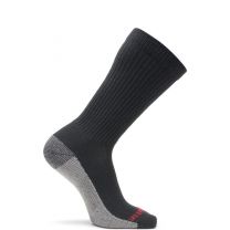 WOLVERINE Men's Cotton Comfort Steel Toe OTC Work Socks (6 pairs) Black - W91200170-001