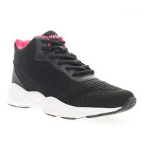 Propet Women's Stability Strive Mid Zip-Up Sneaker Black/Pink - WAA016M