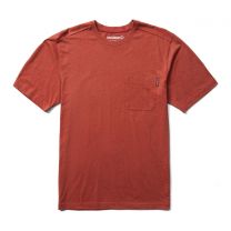 WOLVERINE Men's Classic Short Sleeve Pocket Tee Red Clay - W1211960-302