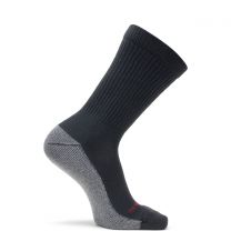 WOLVERINE Men's Cotton Comfort Steel Toe Crew Socks (6 pairs) Black - W91970070-001