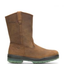 WOLVERINE Men's DuraShocks® Wellington Waterproof Soft Toe Work Boot Stone - W03367