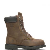 WOLVERINE Men's McKay 8" Waterproof Steel Toe Work Boot Brown - W05680