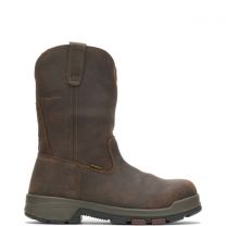 WOLVERINE Men's Cabor EPX® Waterproof Wellington Composite Toe Work Boot Dark Brown - W10318
