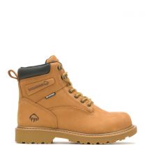 WOLVERINE Women's 6" Floorhand Soft Toe Insulated Waterproof Work Boot Wheat - W220014