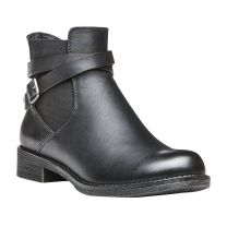 Propet Women's Tatum Side-Zip Boot Black- WFX025LBLK