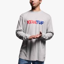 XTRATUF Men's Long Sleeve Tee Heather Grey - XALS100