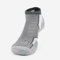 Thorlo Unisex Experia TECHFIT Light Cushion Low-Cut Socks Grey - XCCU-194