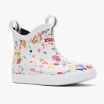 XTRATUF Unisex Big Kids Ankle Deck Boot Paint Splatter - XKAB1PSY