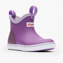 XTRATUF Little Kids’ TUFS Ankle Deck Boot Purple - XKAB500C