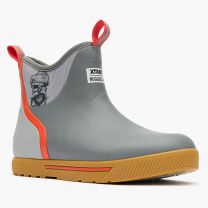 XTRATUF Men's Wheelhouse Commercial Grade Soft Toe Waterproof Deck Boot Grey - XMW102