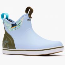 XTRATUF Women's 6” Sport Guy Harvey Marlin Print Ankle Deck Boot - Blue Marlin - XWABGH20