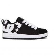DC Shoes Unisex Kids' Court Graffik Shoes Black/White - ADBS100207-BKW