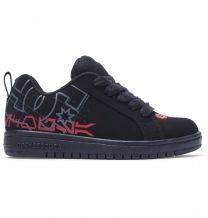 DC Shoes Unisex Kids' Star Wars Court Graffik Shoes Black/Red - ADBS100307-BLR