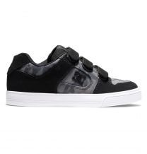 DC Shoes Unisex Kids' Pure Velcro Shoes Black/Camouflage - ADBS300376-CA2