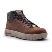 AIRWALK SAFETY Men's Deuce Mid Composite Toe SD10 Work Boot Brown/Tan - AW6203