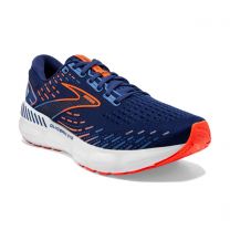 Brooks Men's Glycerin GTS 20 Supportive Running Shoe Blue Depths/Palace Blue/Orange - 110383-444