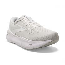 Brooks Men's Ghost Max White/Oyster/Metallic Silver - 110406-124