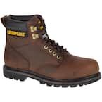 CATERPILLAR WORK Men's 6" Second Shift Steel Toe Work Boot Tan - P89817