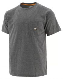 Caterpillar Workwear Men's Industry Leader Pocket T-Shirt Dark Grey Heather - 1010002-10123