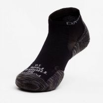 Thorlo Unisex Experia TECHFIT Light Cushion Low-Cut Socks Black Tiger - XCCU-486