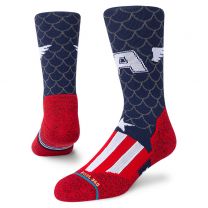 Stance Unisex Captain Crew Athletic Socks Navy - A558A21CAP-NVY