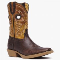 Durango Shyloh Unisex Kids' Western Boot Mole Brown/Golden Maize - DBT0257Y