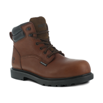 IRON AGE Men's 6" Hauler Composite Toe Waterproof Work Boot Brown - IA0160