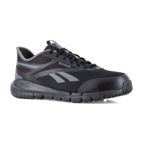 Reebok Work Men's Flex Trainer Composite Toe Easy On/Off Athletic Work Shoe Black/Gray - RB5121