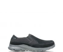 HYTEST Men's Blake Steel Toe Slip On Black Work Shoe - K10119