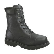 HYTEST 8'' Steel Toe Waterproof Insulated Black Work Boot - K14860