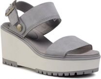 Timberland Women's Koralyn 2 Band Wedge Sandal Grey/Sleet - TB0A26SQ050