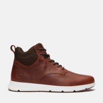 Timberland Men's Parker Street Mid Lace-Up Sneaker Boot, Rust Full Grain