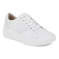 Vionic Women's Kearny Platform Lace-Up Sneaker White Leather - I8666L4101