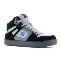 DC Work Crew Men’s Pure High-Top Composite Toe ESD Work Shoe Black/Gray/Blue - DC60205