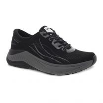 Dansko Women's Pace Wide Walking Shoe Black/Grey Mesh - 4215100294