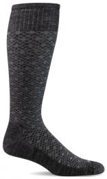 Sockwell Men's Featherweight Moderate Graduated Compression Socks Charcoal - SW100M-850
