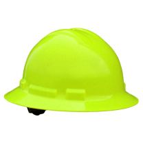 Radians Quartz™ Full Brim Hard Hat Hi-Vis Green - QHR6-GREEN-HV