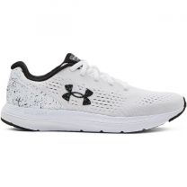 Under Armour Women's Charged Impulse 2 Pain Splatter Running Shoe White/White/Black - 024613-100