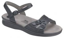 SAS Women's Duo Quarter Strap Sandal Black - 0087-020