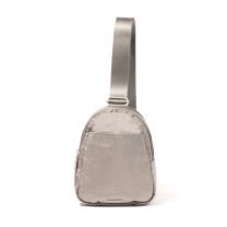 Baggallini Double Zip Mini Sling Bag Sterling Shimmer - ZSL883-B0865