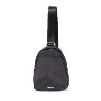 Baggallini Double Zip Mini Sling Bag Black - ZSL883-B0001